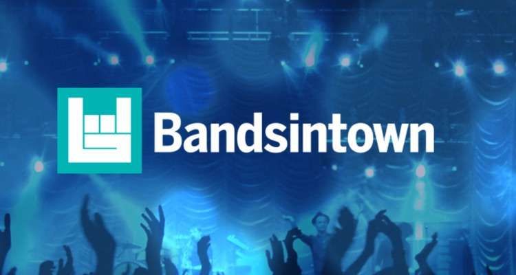 Bandsintown Plus virtual concert stream on a laptop screen